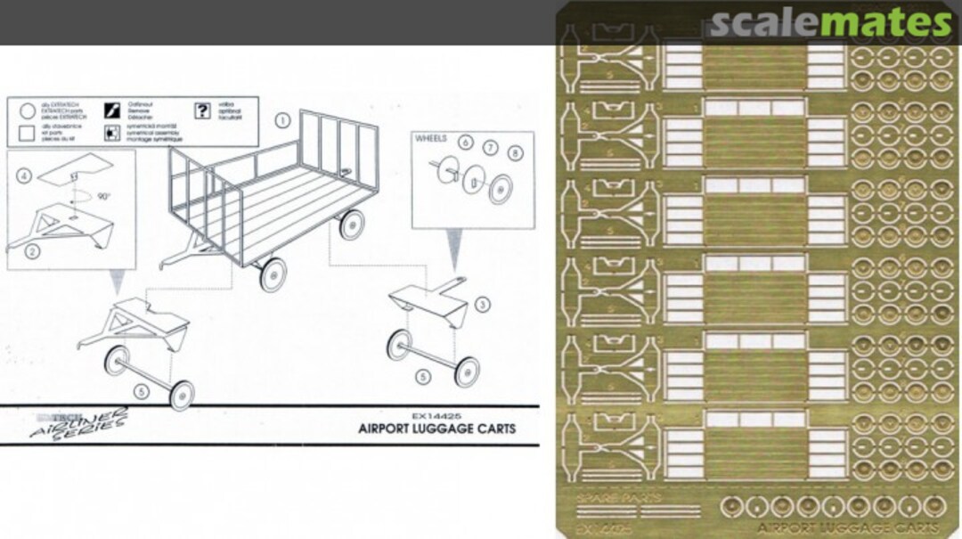 Boxart Airport Luggage Carts / Letištní vozíky na zavazadla EX 14425 Extratech Boxart Airport Luggage Carts / Letištní vozíky na zavazadla EX 14425 Extratech
