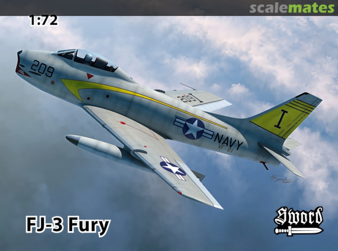 Boxart FJ-3 Fury SW72108 Sword
