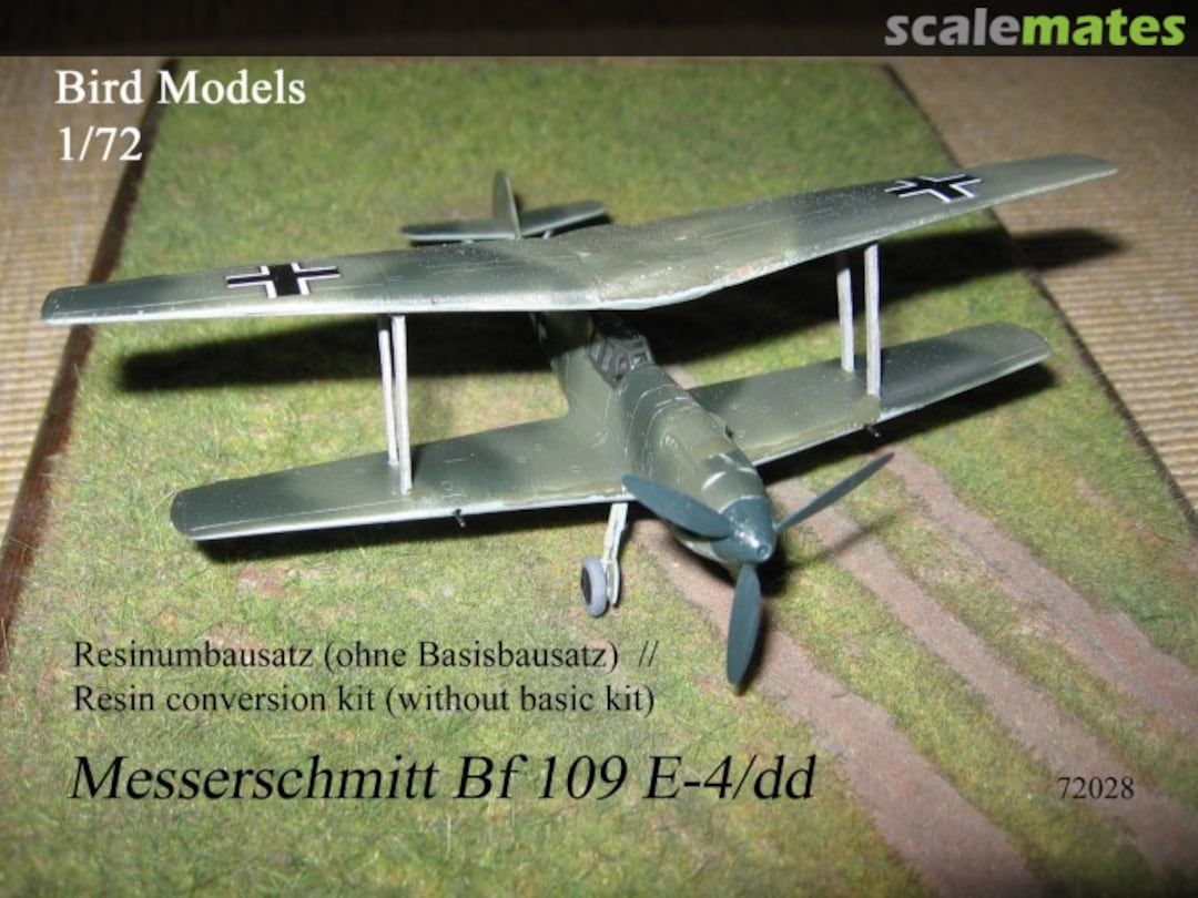 Boxart Messerschmitt Bf 109 E-4/dd "Fernjäger" 72028 Bird Models Boxart Messerschmitt Bf 109 E-4/dd "Fernjäger" 72028 Bird Models