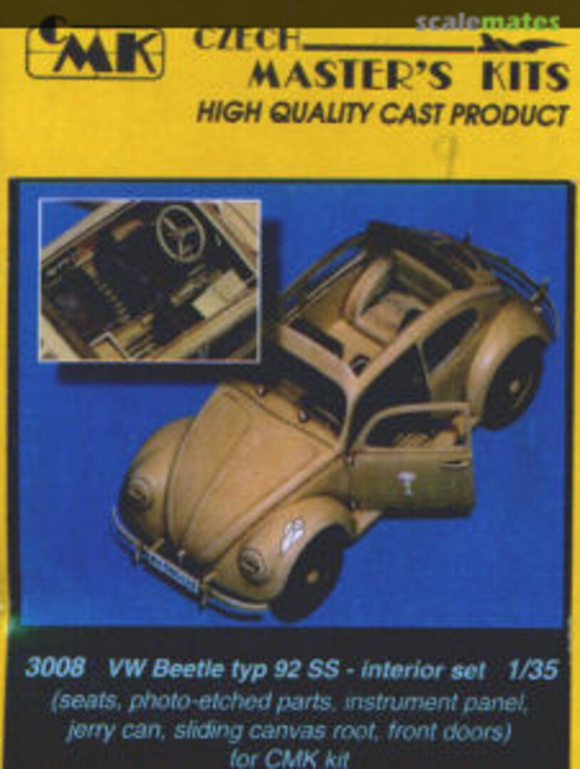 Boxart VW Typ 92 SS - interior set 3008 CMK Boxart VW Typ 92 SS - interior set 3008 CMK