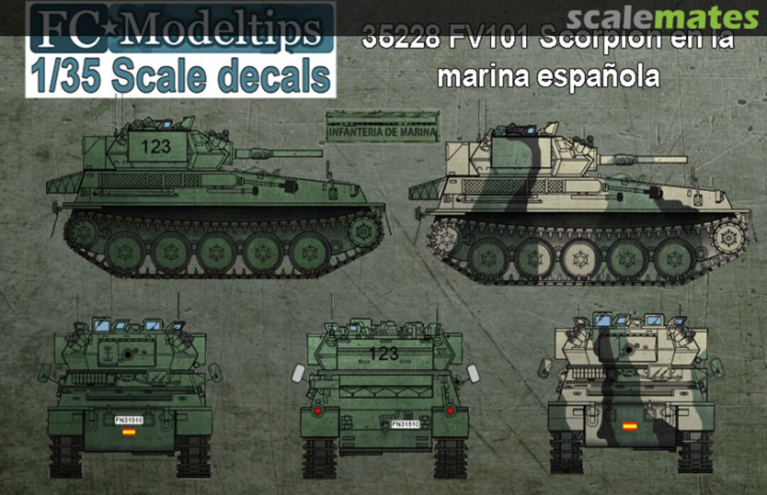 Boxart FV101 Scorpion Spanish marines 35228 FC Modeltips Boxart FV101 Scorpion Spanish marines 35228 FC Modeltips