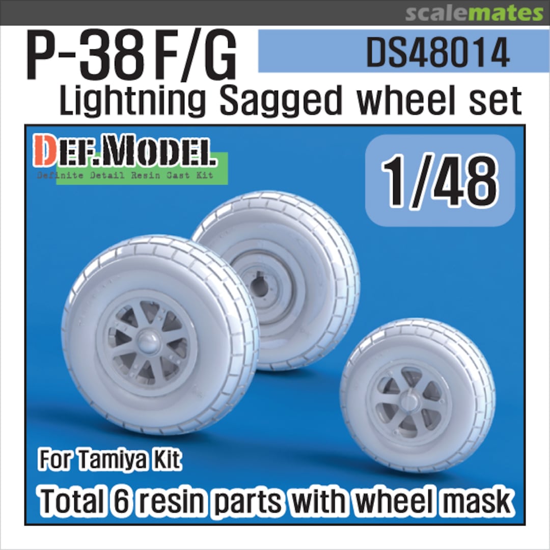 Boxart P-38 F/G Lightning DS48014 Def.Model