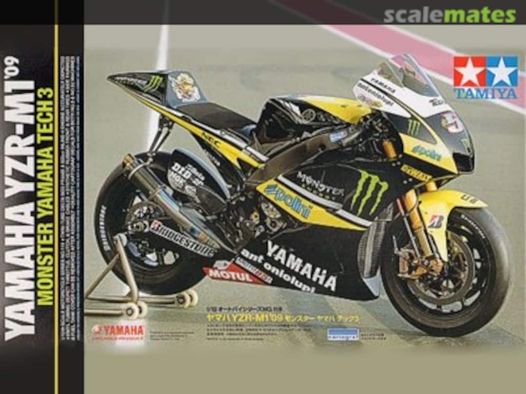 Boxart YZR-M1 09 Monster Yamaha Tech3 14119 Tamiya Boxart YZR-M1 09 Monster Yamaha Tech3 14119 Tamiya