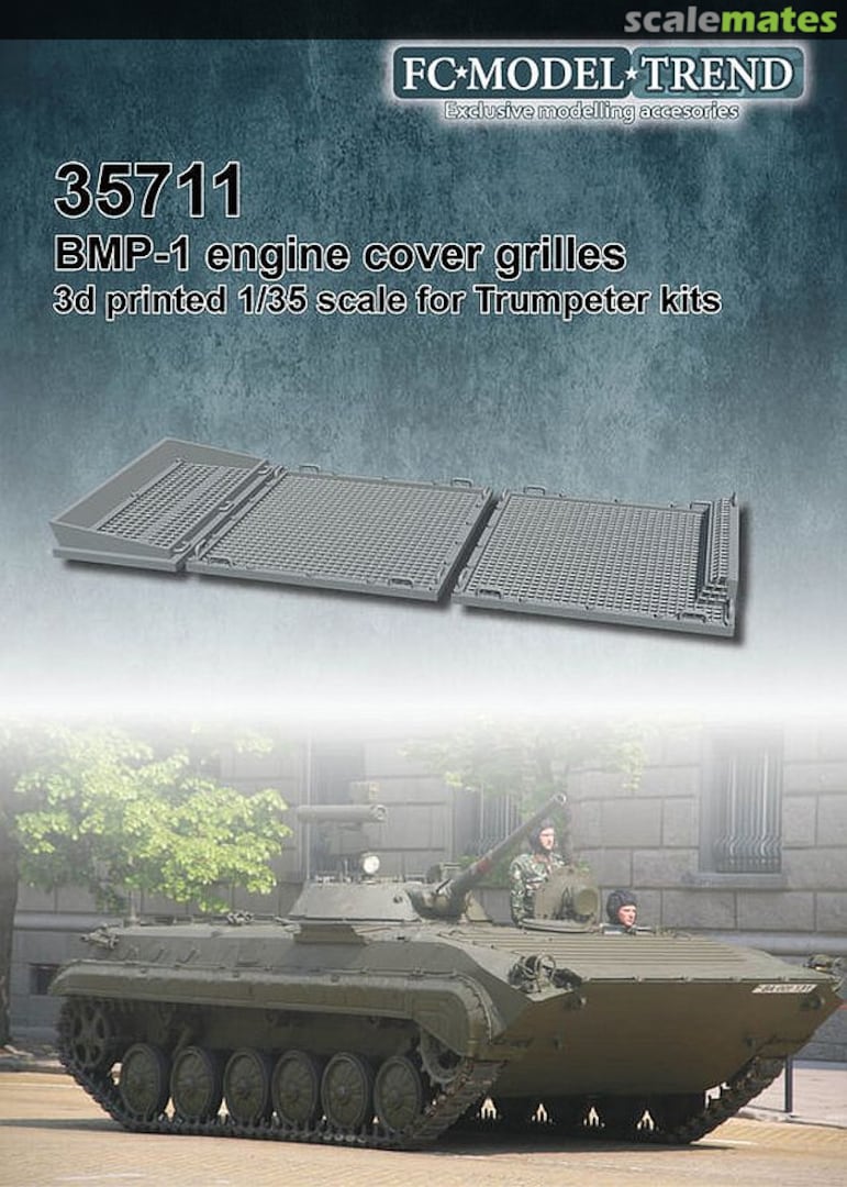 Boxart BMP-1 Engine Cover Grilles 35711 FC Model Trend Boxart BMP-1 Engine Cover Grilles 35711 FC Model Trend
