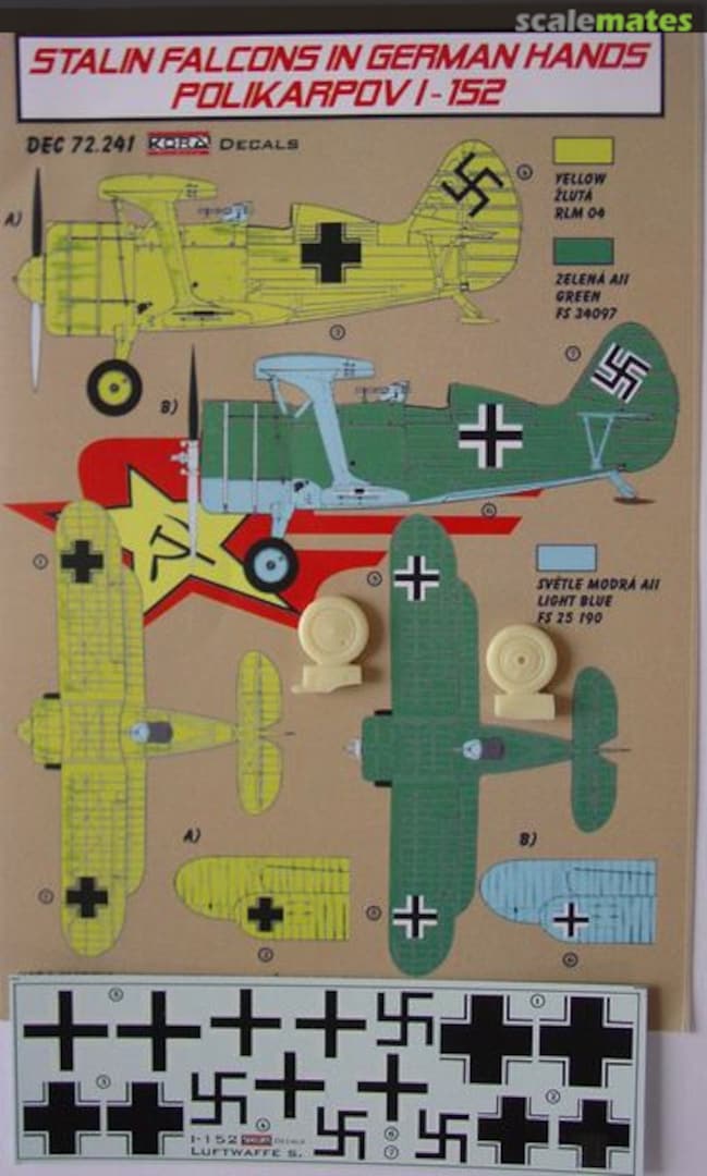 Boxart Polikarpov I-152 DEC72241 Kora Models Boxart Polikarpov I-152 DEC72241 Kora Models