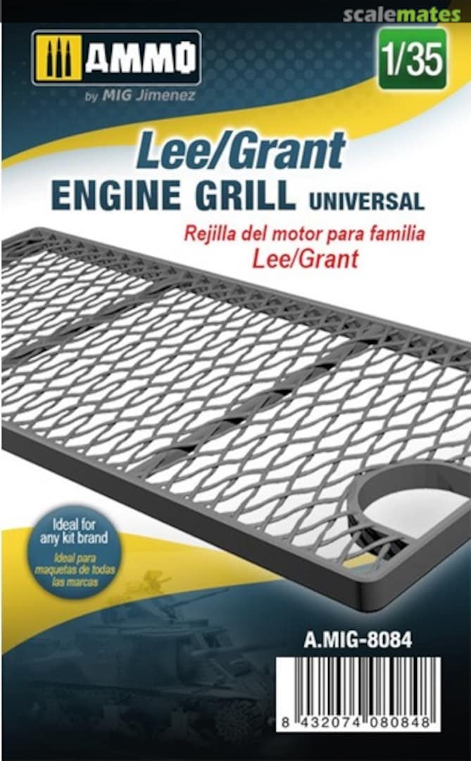Boxart Lee/Grant Engine Grill A.MIG-8084 Ammo by Mig Jimenez Boxart Lee/Grant Engine Grill A.MIG-8084 Ammo by Mig Jimenez