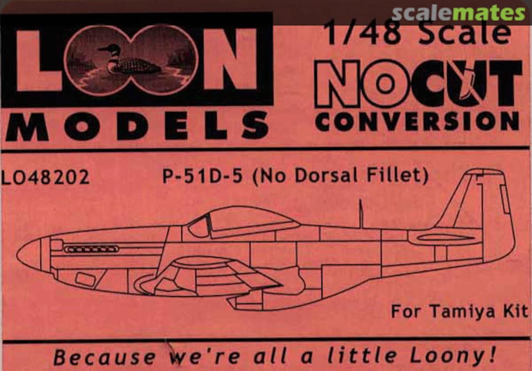 Boxart P-51D-5, no dorsal fillet LO48202 Loon Models Boxart P-51D-5, no dorsal fillet LO48202 Loon Models