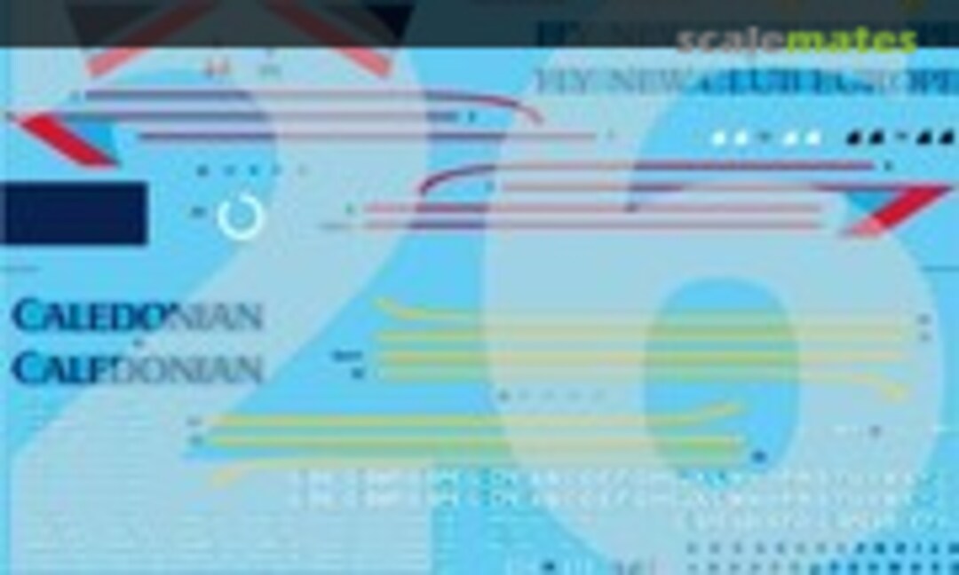 1:144 British Airways / Caledonian Boeing 757-236 (26 Decals STS44406)