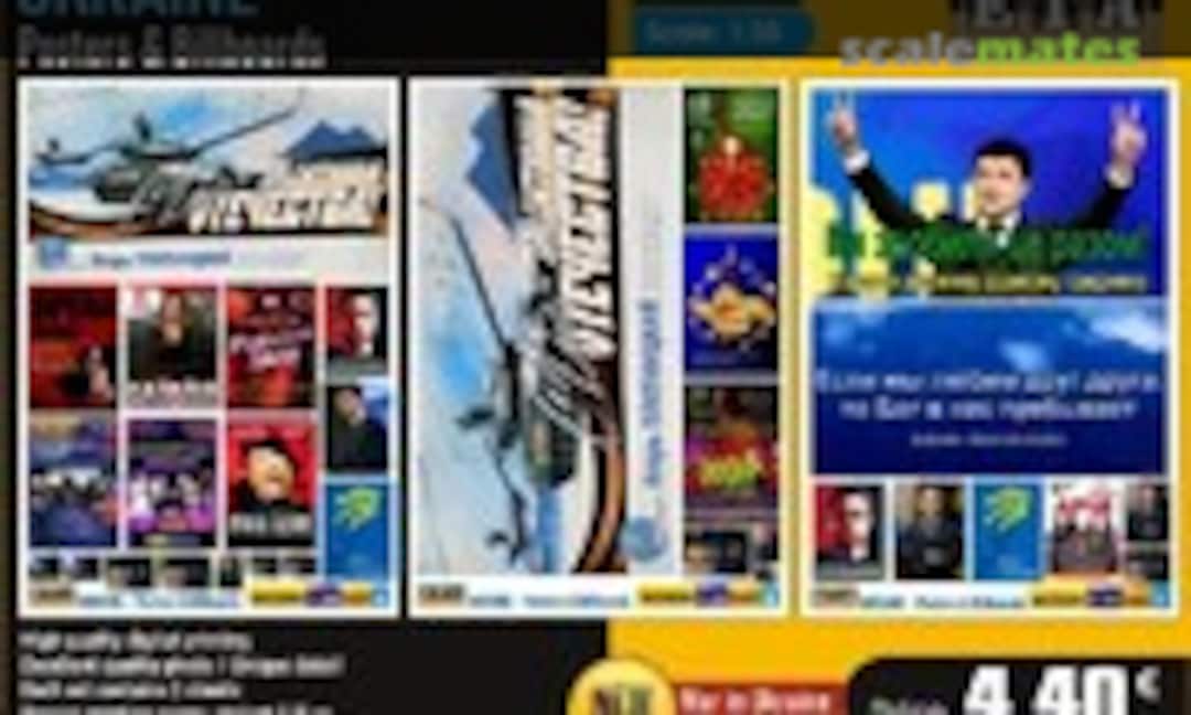 1:35 Posters & Billboards (ETA Diorama Accessories 343) 343