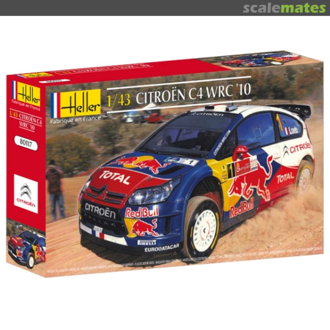 Boxart Citroën C4 WRC '10 80117 Heller Boxart Citroën C4 WRC '10 80117 Heller