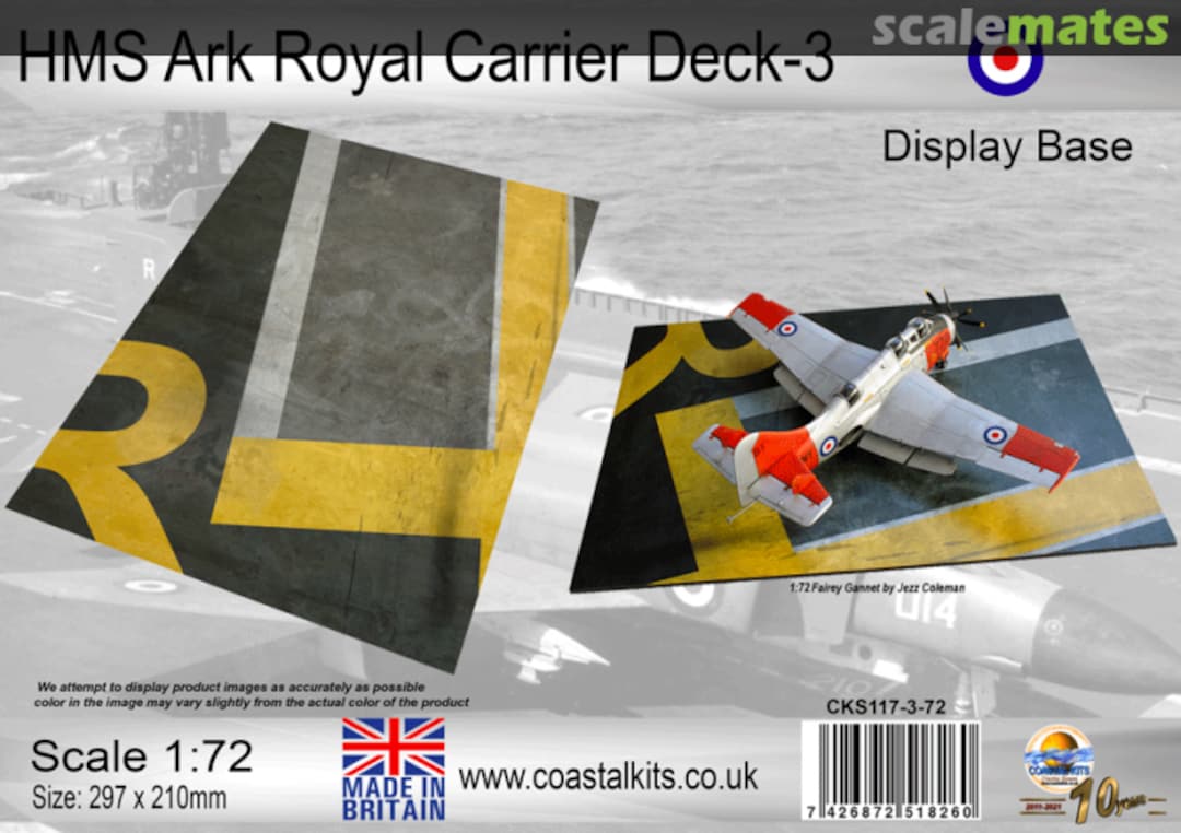 Boxart HMS Ark Royal Deck 3 CKS117-3-72 Coastal Kits Boxart HMS Ark Royal Deck 3 CKS117-3-72 Coastal Kits