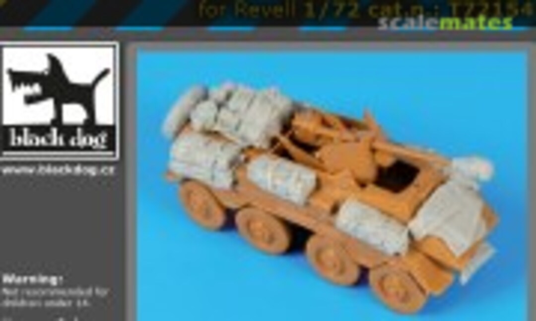1:72 Sd.Kfz 234/4 accessories set - Revell - (Black Dog 72154) 72154