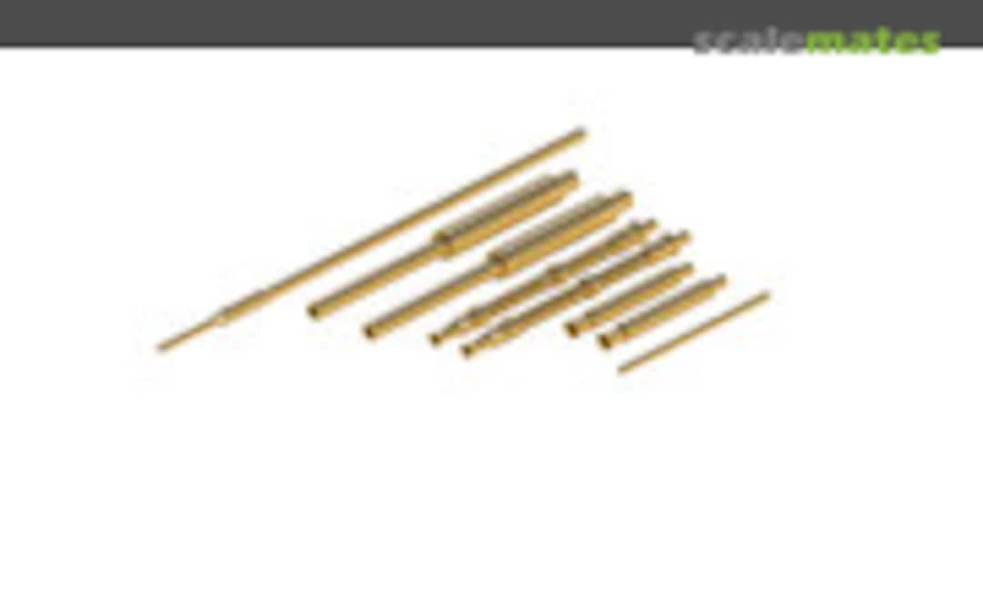 1:32 Fw 190 A-3/-4 Turned Metal Machine Gun and Pitot Tube Set (Zoukei-Mura SWS21-M03) SWS21-M03