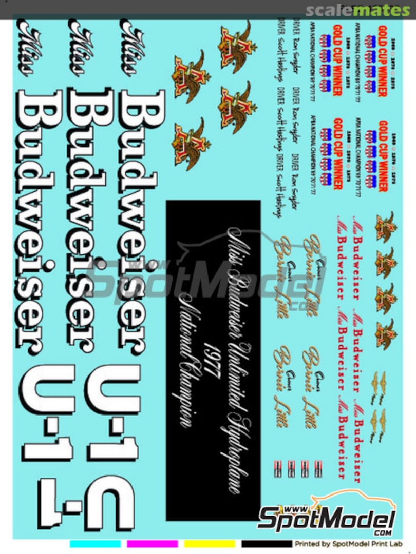 Boxart Miss Budweiser PLB2-455336 Print Lab Decals Boxart Miss Budweiser PLB2-455336 Print Lab Decals