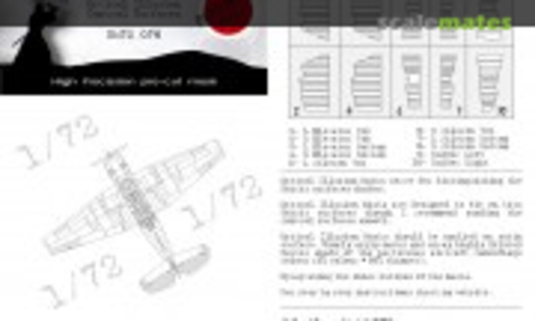 1:72 TBF/TBM Avenger Optical Illusion Control Surfaces (DEAD Design Models SM72078) SM72078