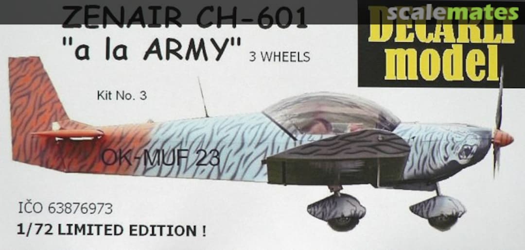 Boxart Zenair CH-601 3 Decarli Model Boxart Zenair CH-601 3 Decarli Model