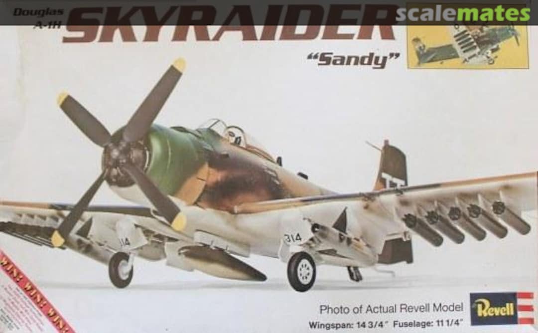 Boxart Douglas A-1H Skyraider "Sandy" H-260 Revell Boxart Douglas A-1H Skyraider "Sandy" H-260 Revell
