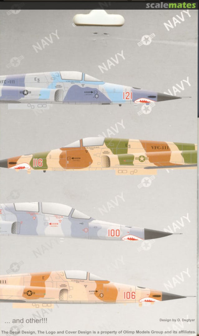 Contents Northrop F-5N/F Tiger II 72-33 Authentic Decals Contents Northrop F-5N/F Tiger II 72-33 Authentic Decals
