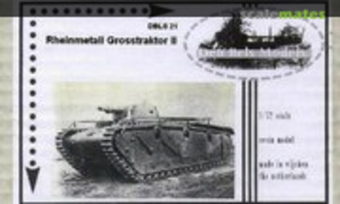 1:72 Rheinmetall Grosstraktor II (Den Bels Models DBLS 21) DBLS 21