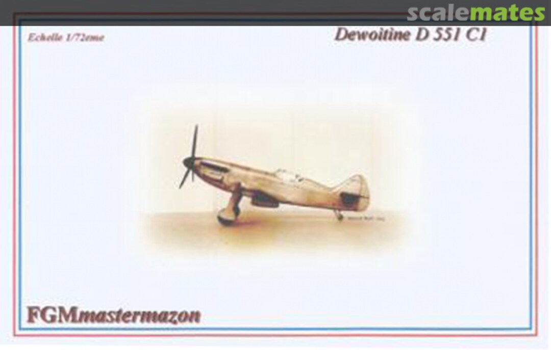 Boxart Dewoitine D.551 C1 FGMmasterDujin Boxart Dewoitine D.551 C1 FGMmasterDujin