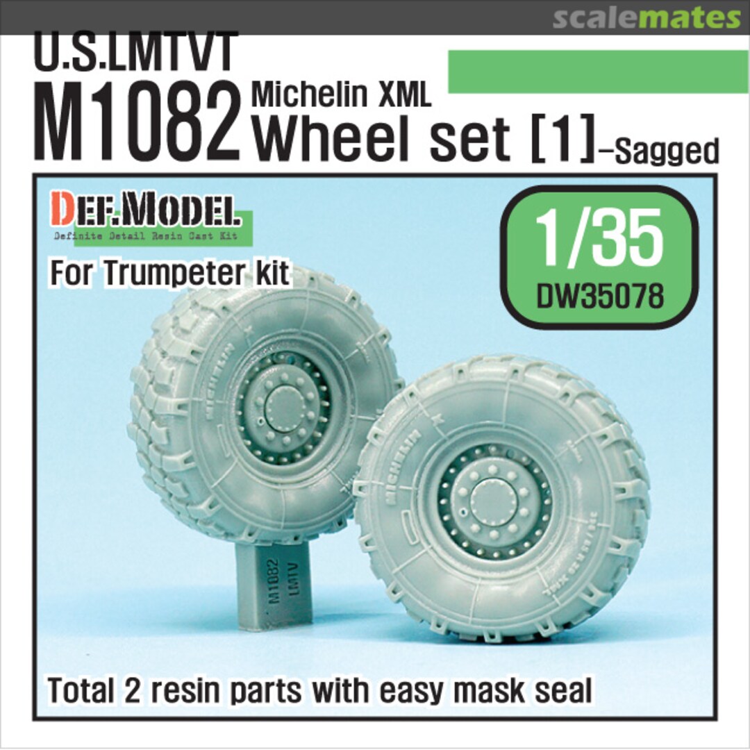 Boxart US M1082 LMTVT Mich Sagged Wheel #1 DW35078 Def.Model Boxart US M1082 LMTVT Mich Sagged Wheel #1 DW35078 Def.Model