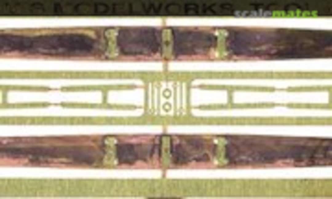 1:48 WWI Russian Skis (2pcs) for Nieuport and Morane-Saulnier Aircraft (Tom's Modelworks 214) 214