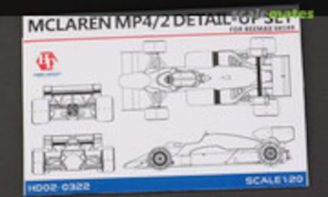 1:20 Mclaren MP4/2 1984 British GP Detail-UP Set (Hobby Design HD02-0322)