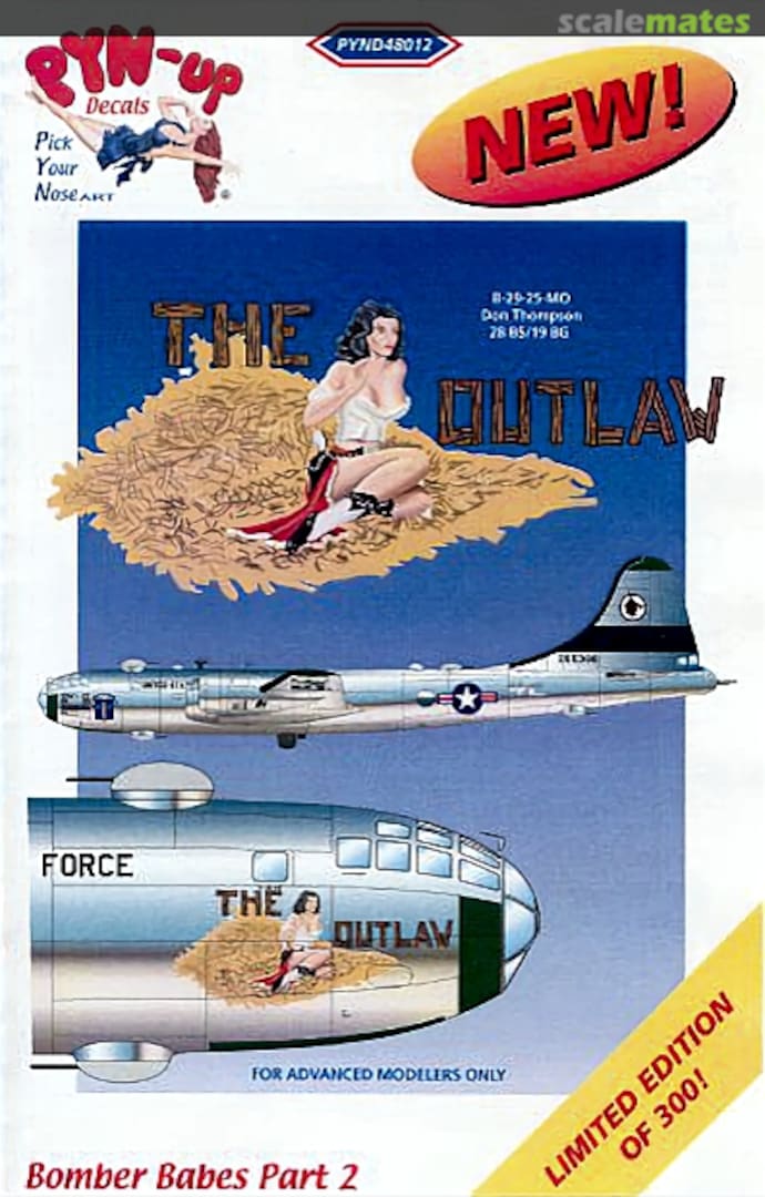 Boxart Bomber Babes Part 2 PYND48012 Pyn-Up Decals Boxart Bomber Babes Part 2 PYND48012 Pyn-Up Decals