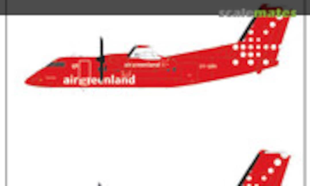 1:144 Air Greenland de-Havilland-Canada DHC-8-200 (Lima November Decals LN144-604) LN144-604