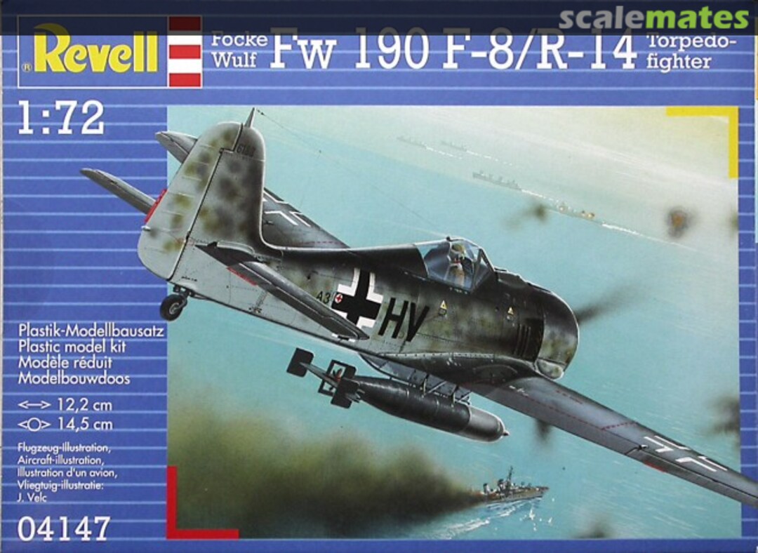 Boxart Focke Wulf Fw 190 F-8/R-14 Torpedo-fighter 04147 Revell Boxart Focke Wulf Fw 190 F-8/R-14 Torpedo-fighter 04147 Revell