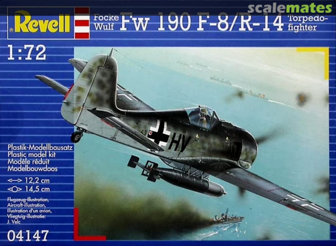 Boxart Focke Wulf Fw 190 F-8/R-14 Torpedo-fighter 04147 Revell