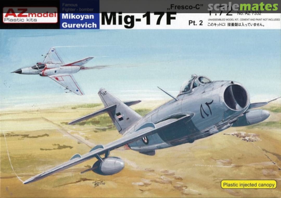 Boxart MiG 17F "Fresco C" AZ7332 AZmodel Boxart MiG 17F "Fresco C" AZ7332 AZmodel