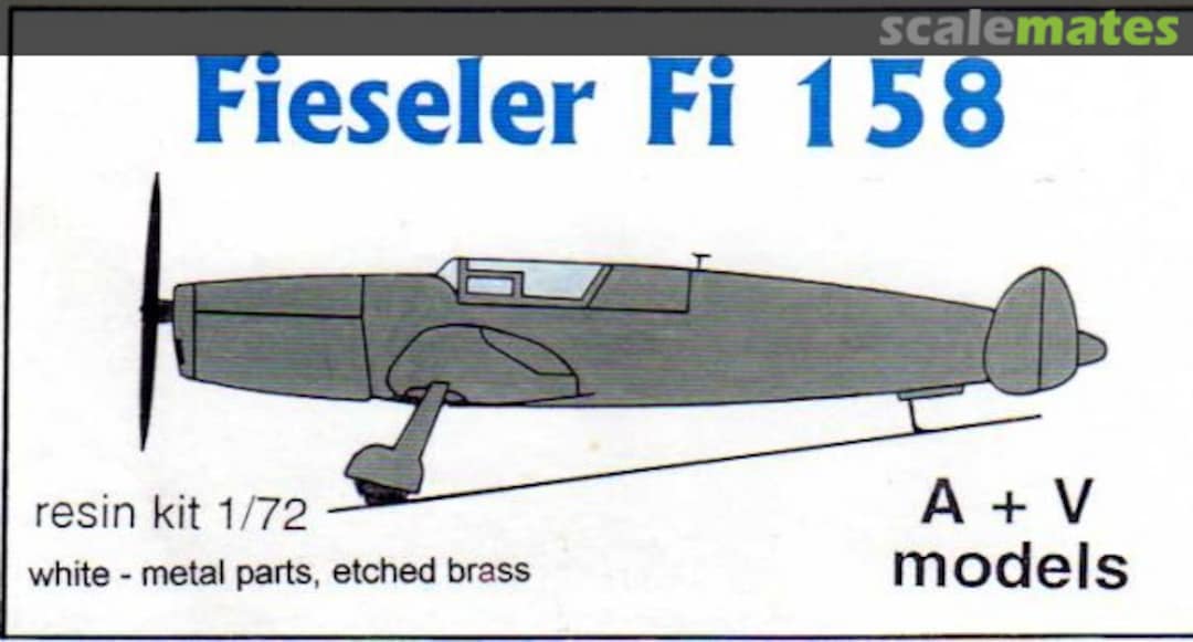 Boxart Fieseler Fi 158 AV075 A+V Models Boxart Fieseler Fi 158 AV075 A+V Models