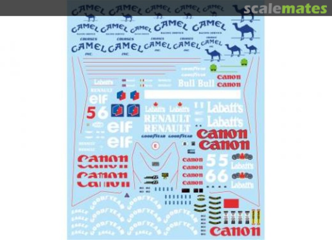 Boxart Full set of decals for Fujimi FW14B FE-0055 F'artefice