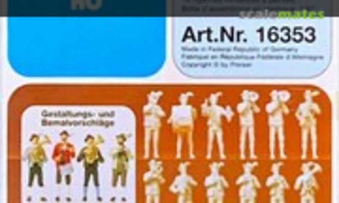 1:87 Bavarian band (Preiser 16353) 16353