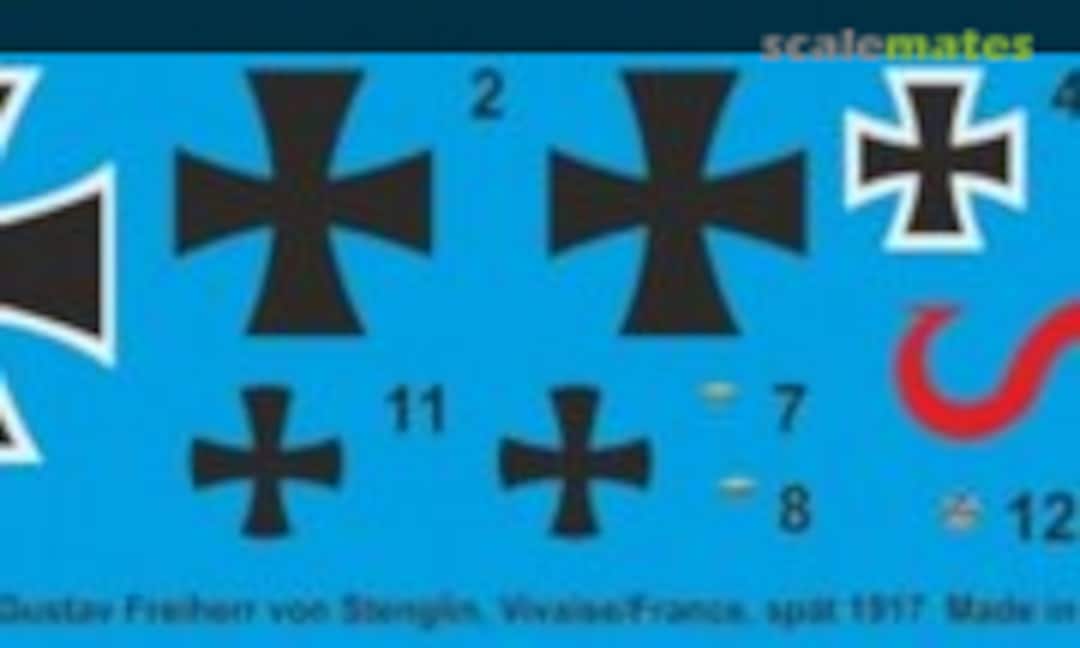 1:48 Albatros D.III, Jasta 12, Paul Osterroht, Aubigny/France, March 1917 (Peddinghaus-Decals 48 3950) 48 3950