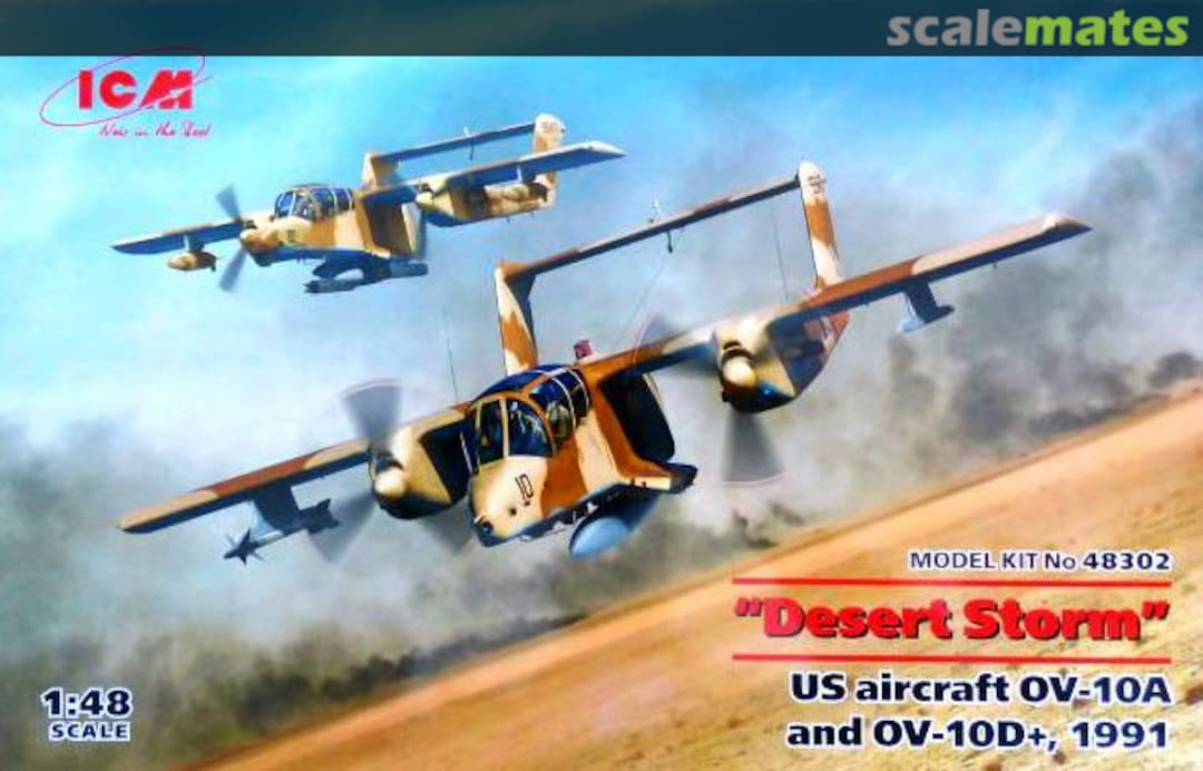 Boxart US Aircraft OV-10A and OV-10D+ 48302 ICM