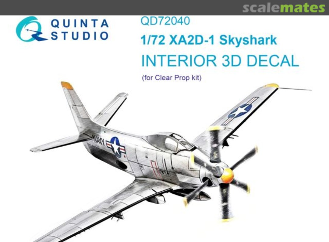 Boxart XA2D-1 Skyshark interior 3D decals QD72040 Quinta Studio Boxart XA2D-1 Skyshark interior 3D decals QD72040 Quinta Studio