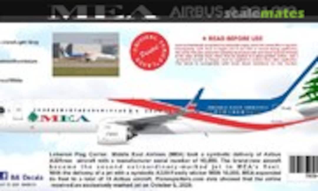 1:144 MEA AIRBUS A321 NEO LR (8aDecs )