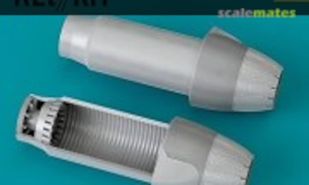 1:32 F-14D Tomcat close exhaust nozzles (3D Printed) (ResKit RSU32-0159) RSU32-0159