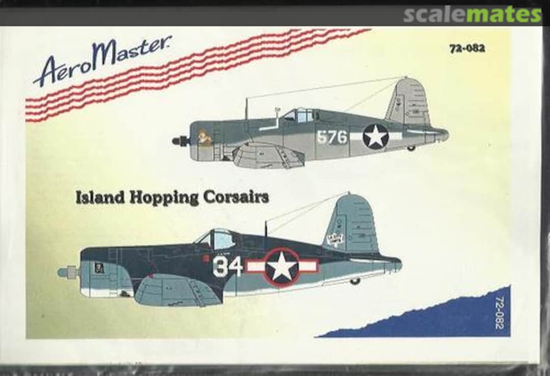Boxart Island Hopping Corsairs 72-082 AeroMaster Boxart Island Hopping Corsairs 72-082 AeroMaster