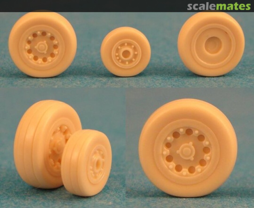 Boxart F-5E/F Tiger II Weighted Wheels R072 Royale Resin Boxart F-5E/F Tiger II Weighted Wheels R072 Royale Resin