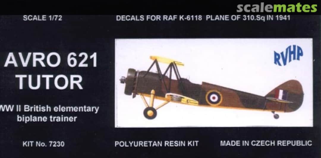 Boxart Avro 621 Tutor 7230 RVHP Boxart Avro 621 Tutor 7230 RVHP