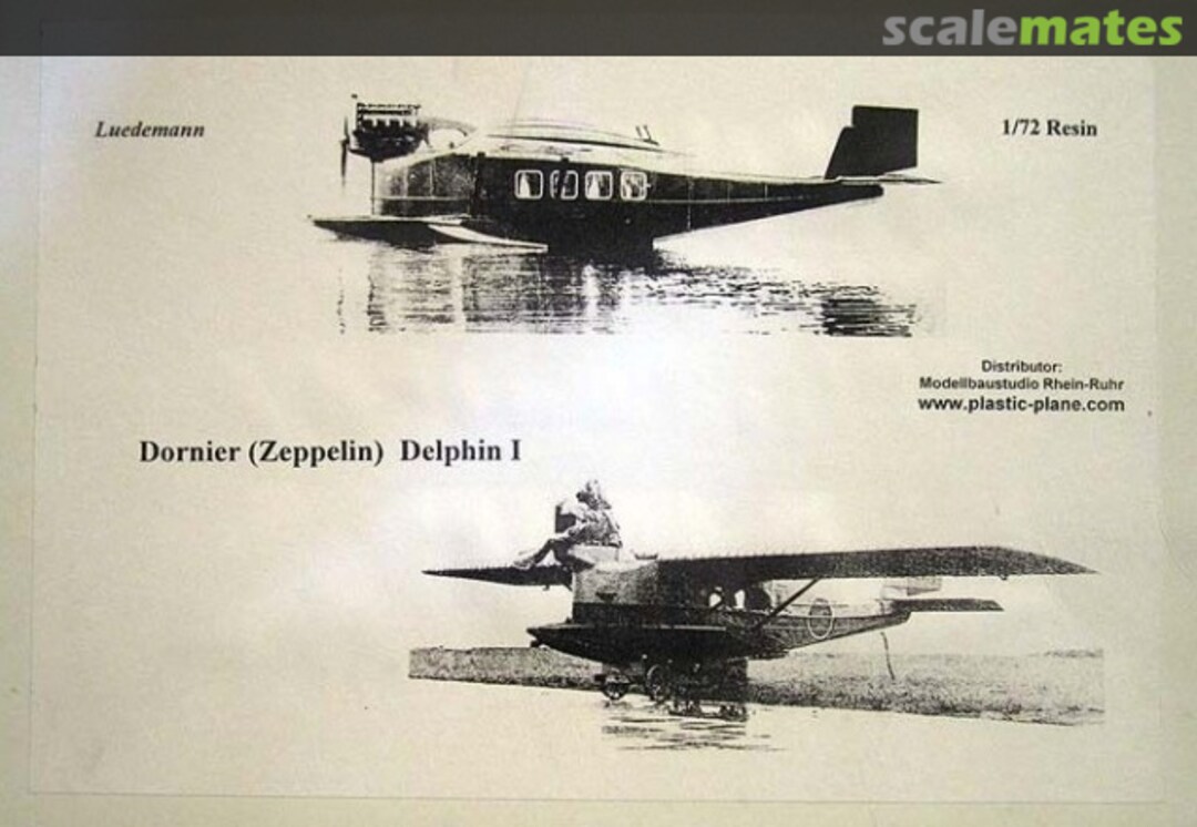 Boxart Dornier (Zeppelin) Delphin I Lüdemann-Modellbau Boxart Dornier (Zeppelin) Delphin I Lüdemann-Modellbau