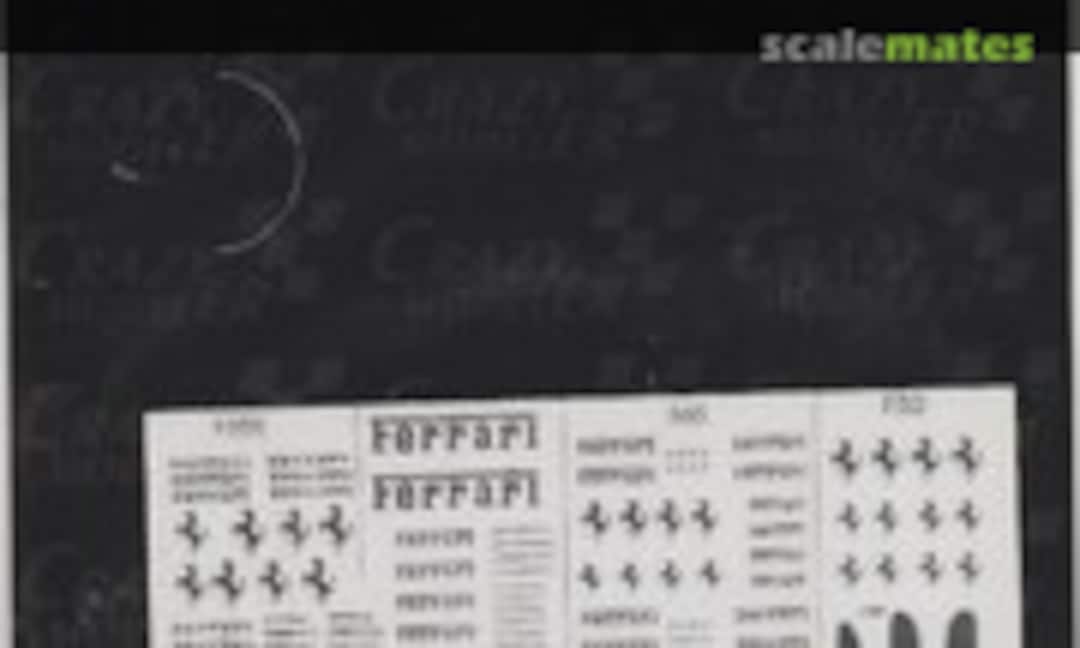 1:24 Ferrari Metal Logo (2) (Crazy Modeler EK0002) EK0002