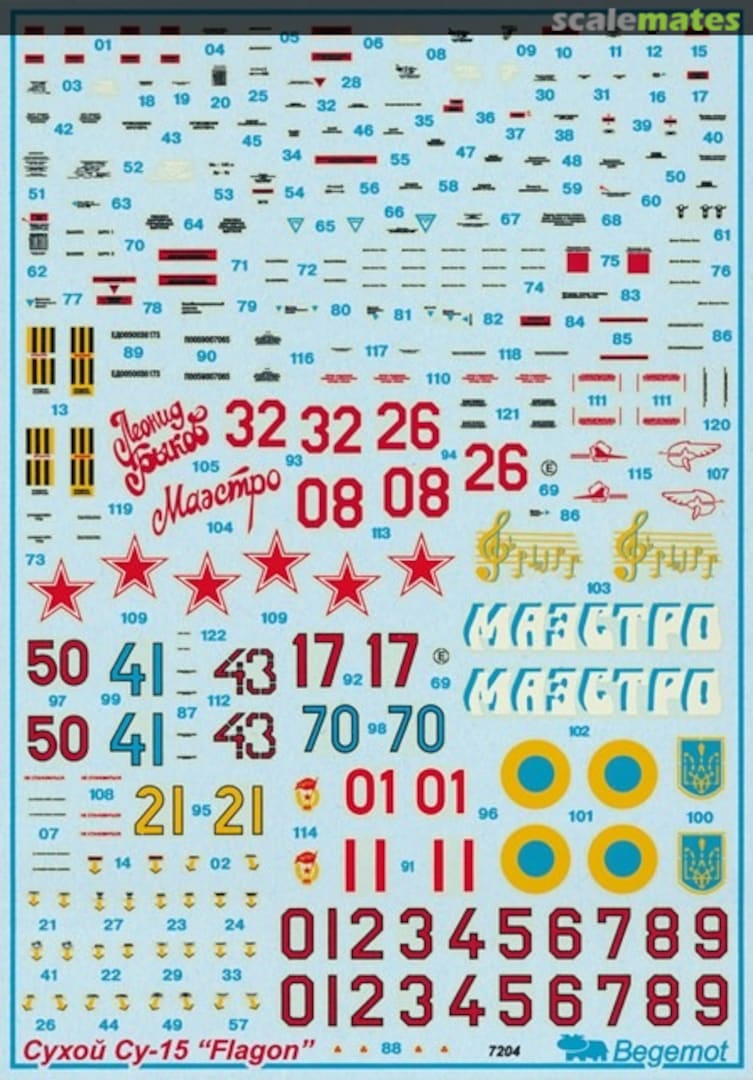 Boxart Sukhoi Su-15 "Flagon" 7204 Begemot Boxart Sukhoi Su-15 "Flagon" 7204 Begemot