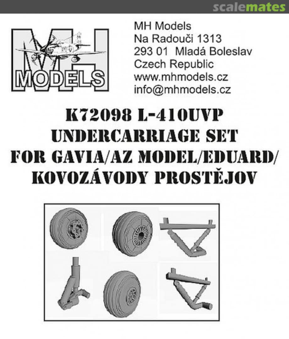Boxart L-410UVP undercarriage set K72098 MH Models Boxart L-410UVP undercarriage set K72098 MH Models
