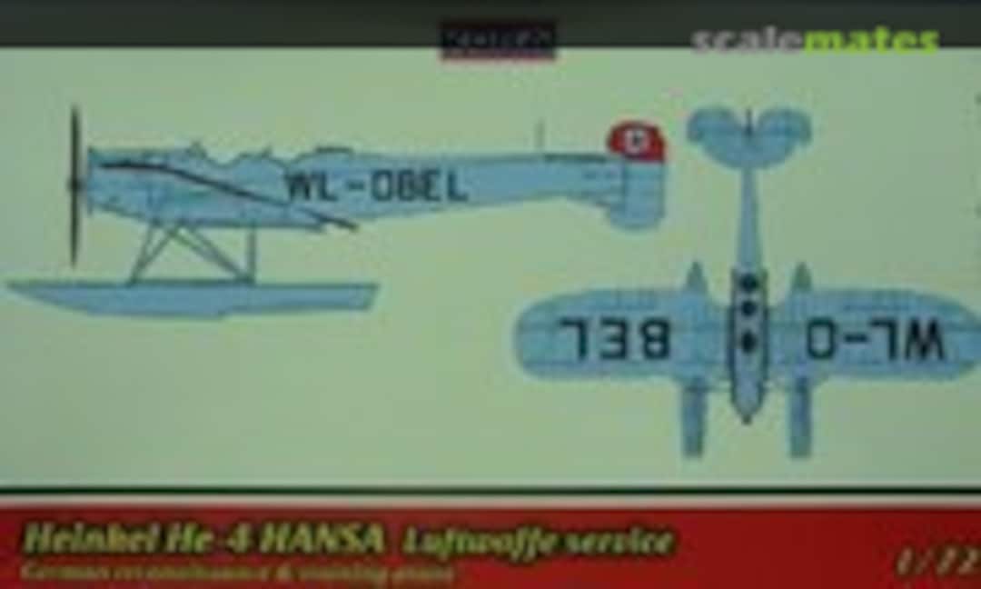 1:72 Heinkel He-4 HANSA (Luftwaffe service) (Kora Models 72124) 72124