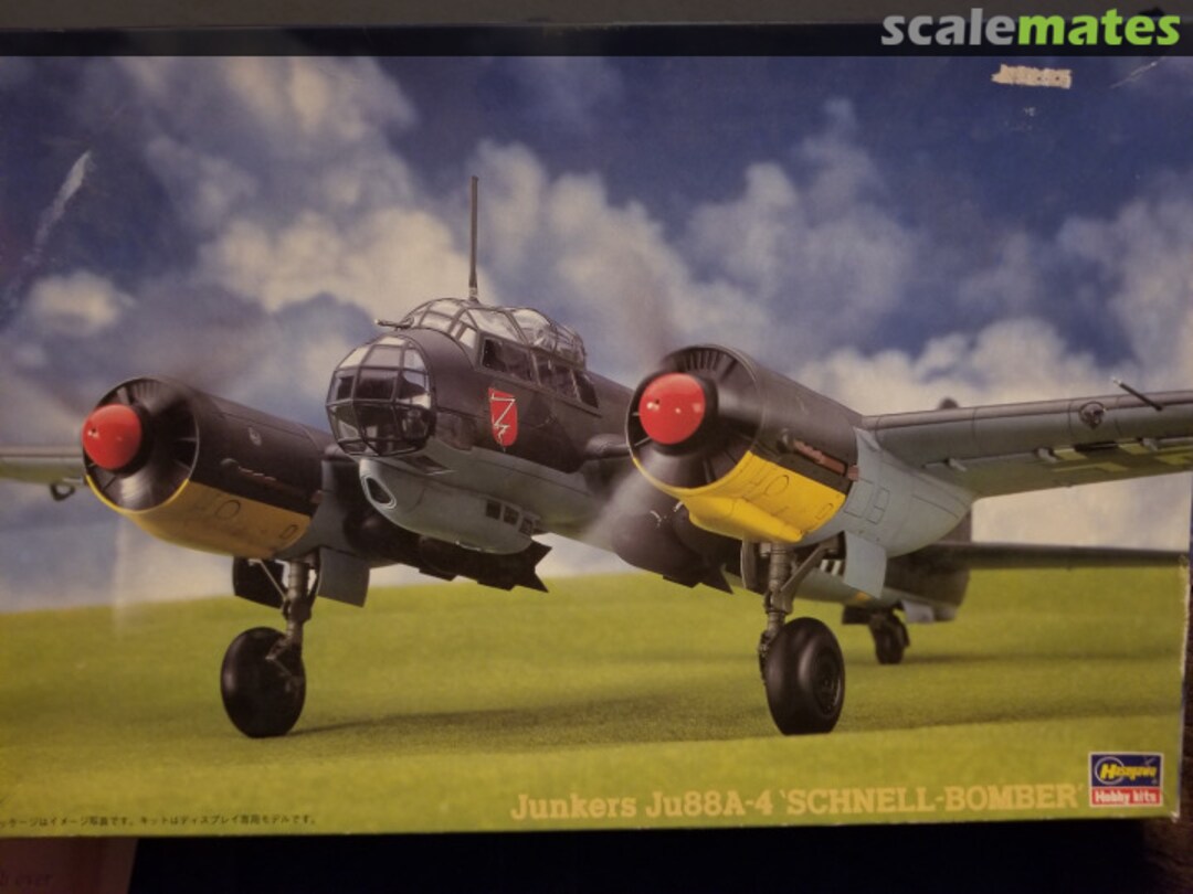 Boxart Junkers Ju88A-4 `Schnell-Bomber´ 09212 Hasegawa Boxart Junkers Ju88A-4 `Schnell-Bomber´ 09212 Hasegawa