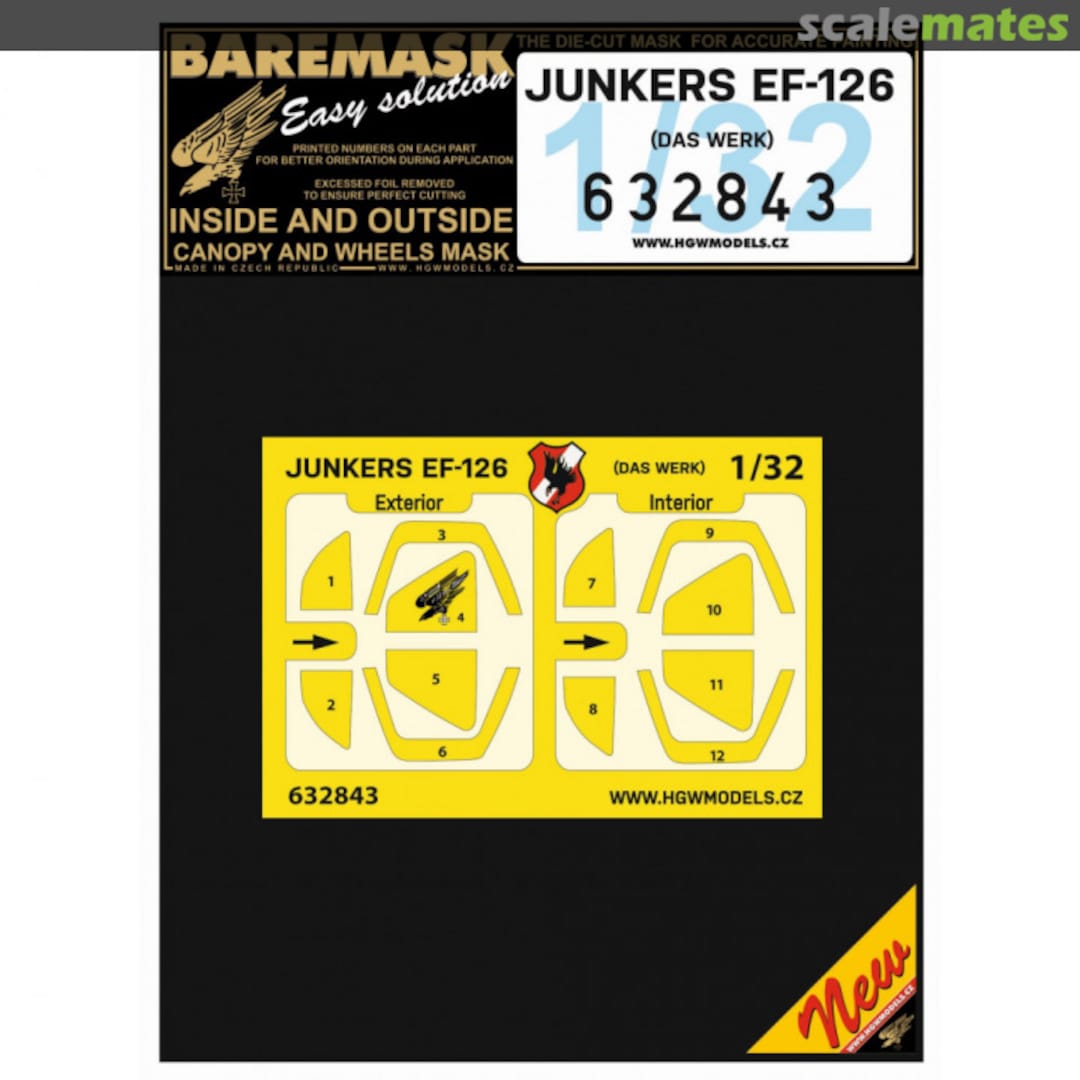 Boxart Junkers EF-126 632843 HGW Models Boxart Junkers EF-126 632843 HGW Models